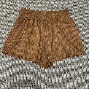 Women's Brown Athletic Shorts